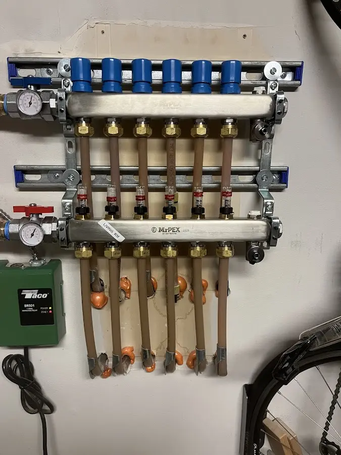 Plumber performing Gas Leak Detection at a residential property in Laguna Niguel